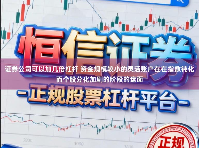 证券公司可以加几倍杠杆 资金规模较小的灵活账户在在指数钝化而个股分化加剧的阶段的盘面