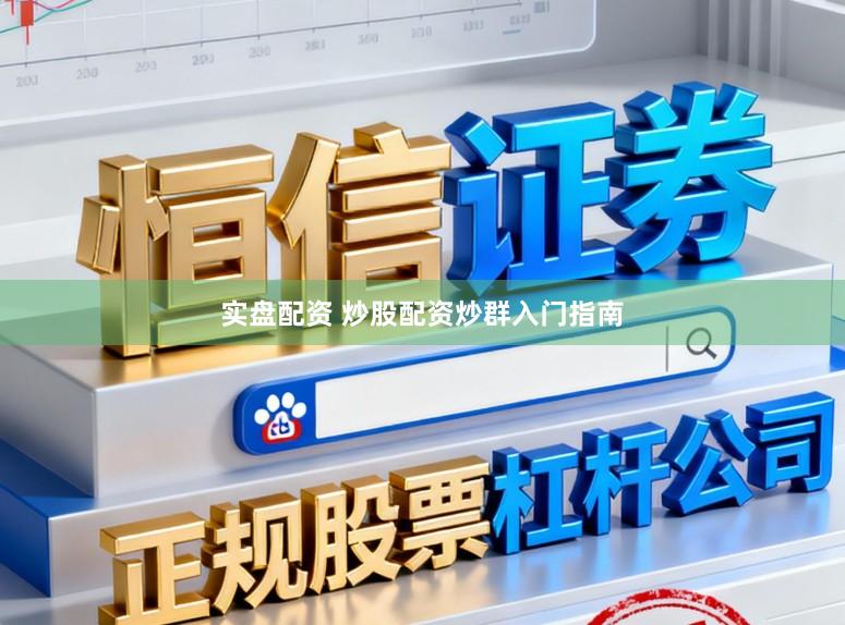 实盘配资 炒股配资炒群入门指南