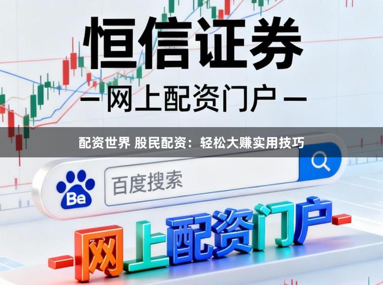 配资世界 股民配资：轻松大赚实用技巧